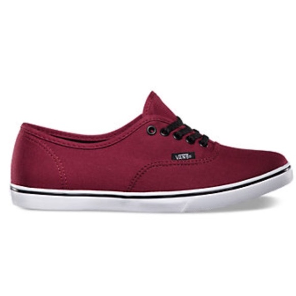 Maroon vans