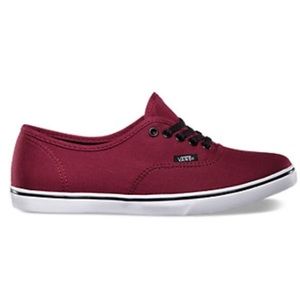 Maroon vans