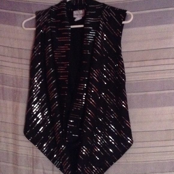 Black glitter cardigan