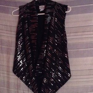 Black glitter cardigan