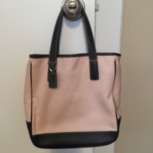 Pink Coach Tote