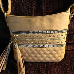 Crossbody Handbag. Glitzy w/ Rhinestones