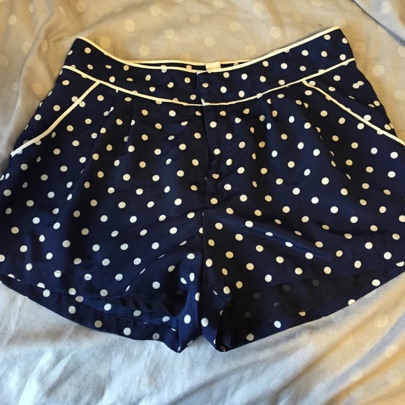 Chiffon polka dot shorts