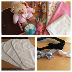 15-piece Baby girl essentials bundle