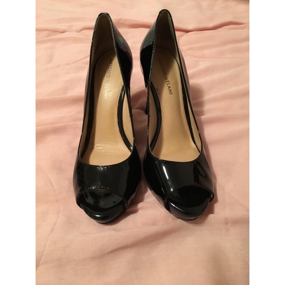 Patent leather heels