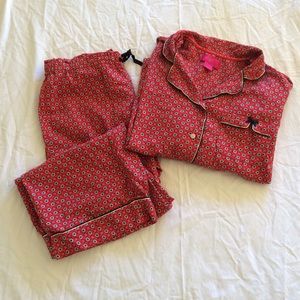 Victoria's Secret Flannel Pajama Set Medium