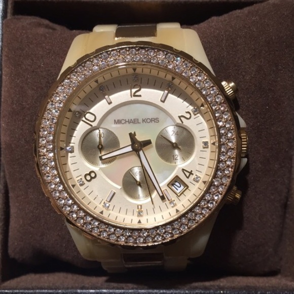 Gold Michael Kors watch