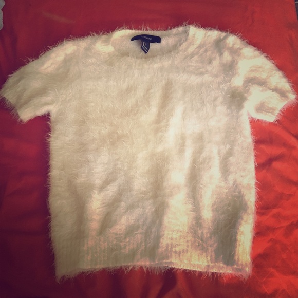 Fuzzy Sleeve Shirt/sweater