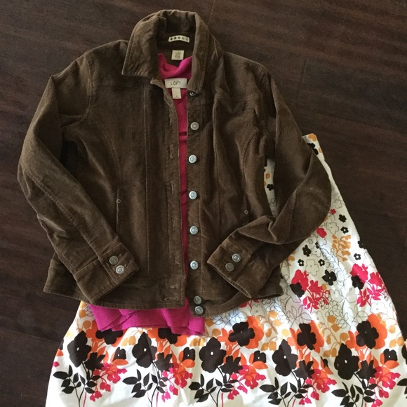 Brown corduroy jacket