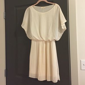 Lightly worn LUSH off-white flowy dress