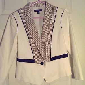 Ann Taylor blazer with stripe