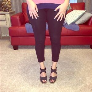 Strappy black wedges by Chinese laundry