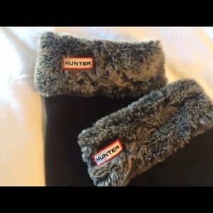 Hunter fleece tall boot socks.