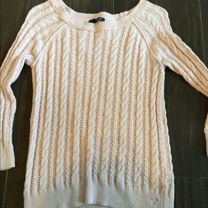 American eagle pale pink sweater