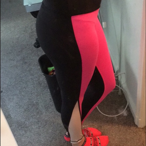 Pink lulu leggings