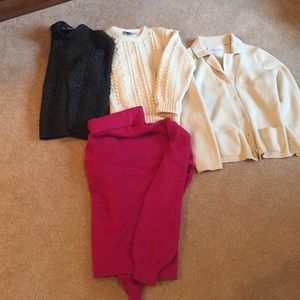 4 ladies sweaters