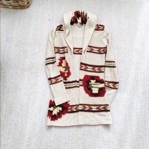Southwest Print Shawl Cardigan