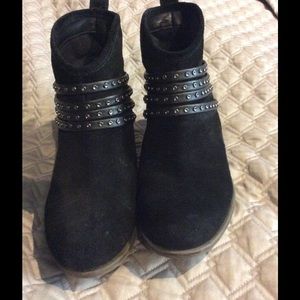 Jessica Simpson Black Suede Booties