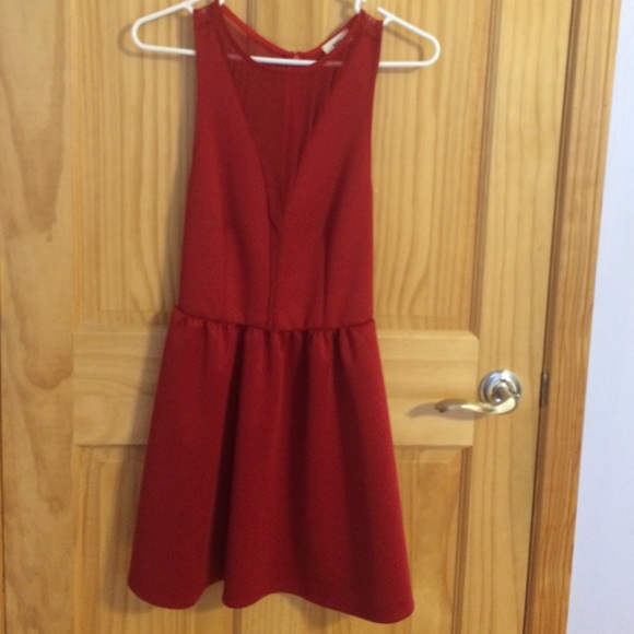 Dark Red Formal Dress!