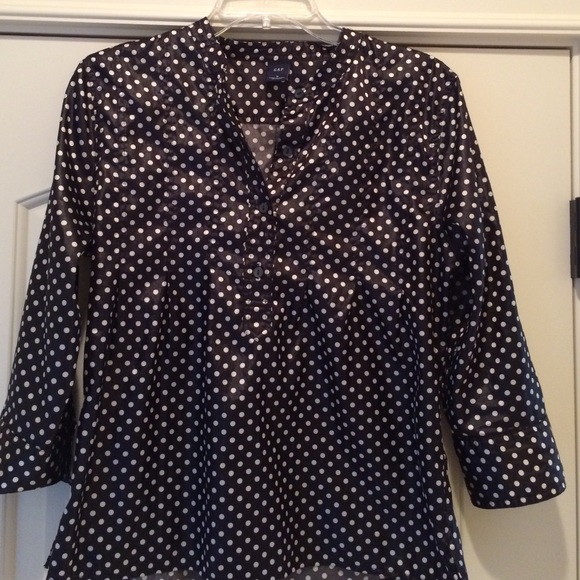 Polka dot blouse