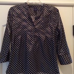 Polka dot blouse