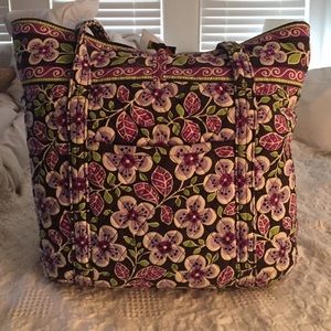 Vera Tote in Plum Petals *RETIRED*