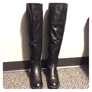 Over the knee thigh high boots