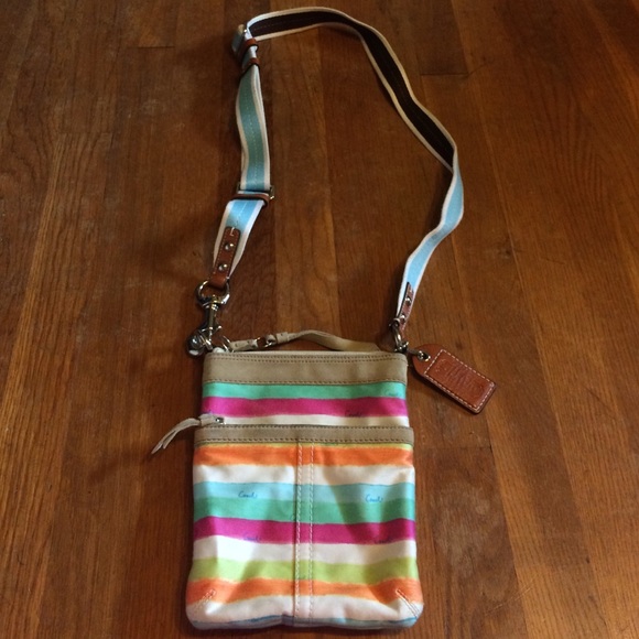 Coach Crossbody Rainbow Colors