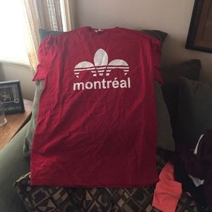 Red Montreal t shirt