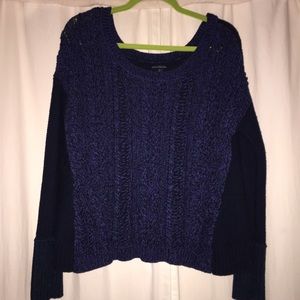 American Eagle Cable Marled Sweater