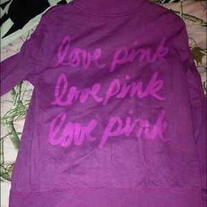Victoria's Secret purple pull over hoodie