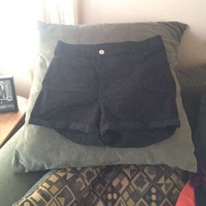 Black highwaisted shorts