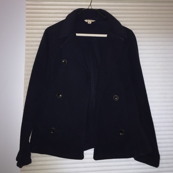 Lands end pea coat
