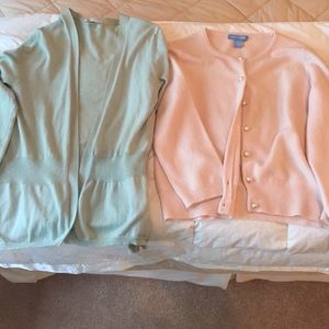 2 Cardigan sweaters
