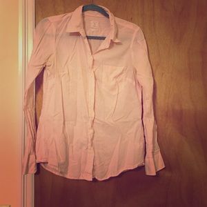 Pink button down