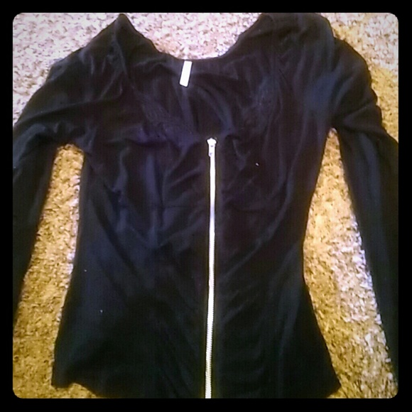Cute cute Long sleeved zipper top
