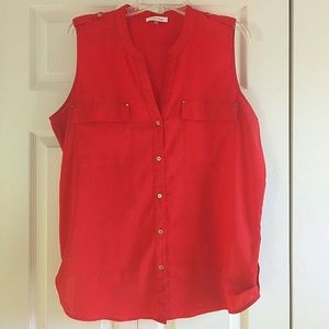 Calvin Klein Sleeveless Blouse