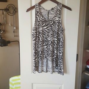Zebra Print Top