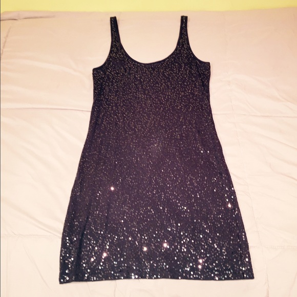 Sequence gray dress
