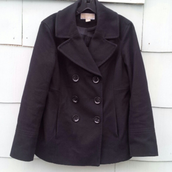 Michael Kors Jackets & Blazers - Michael Kors Black Pea Coat