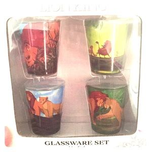 🦁4 set lion king shot glasses!🦁