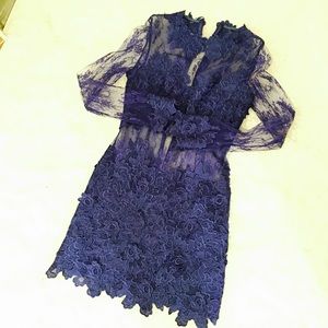 ISSUE lace cocktail dress