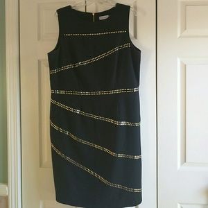 Calvin Klein Gold Studded Dress