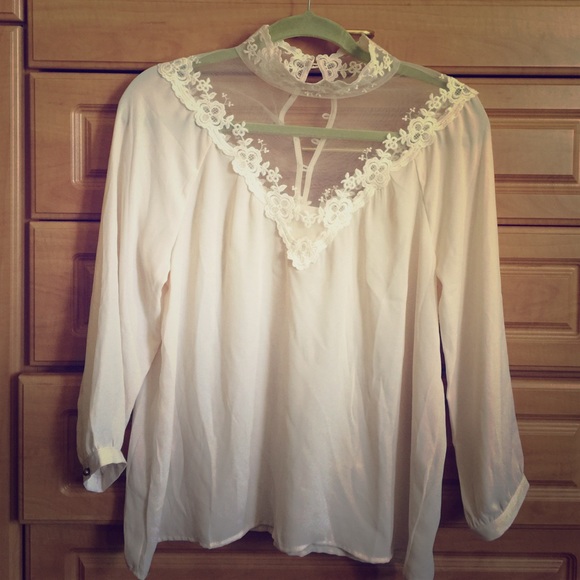 Beige blouse