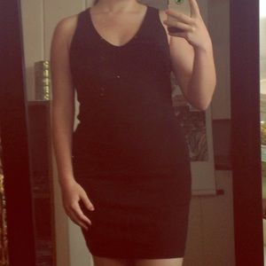 Cute Open-Back Mini Dress