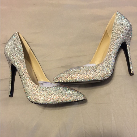 Crystal Rhinestone Pumps Size 10