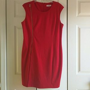 Calvin Klein Red Holiday Dress