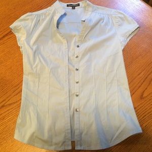 Button down/ short sleeve top
