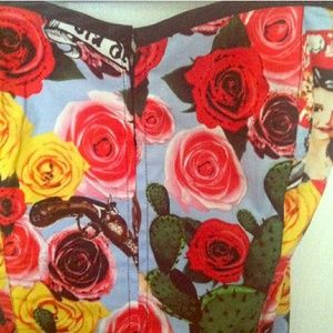 Hell bunny Rockabilly Corset Top size S