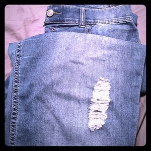 Distressed Denim Jeggings!